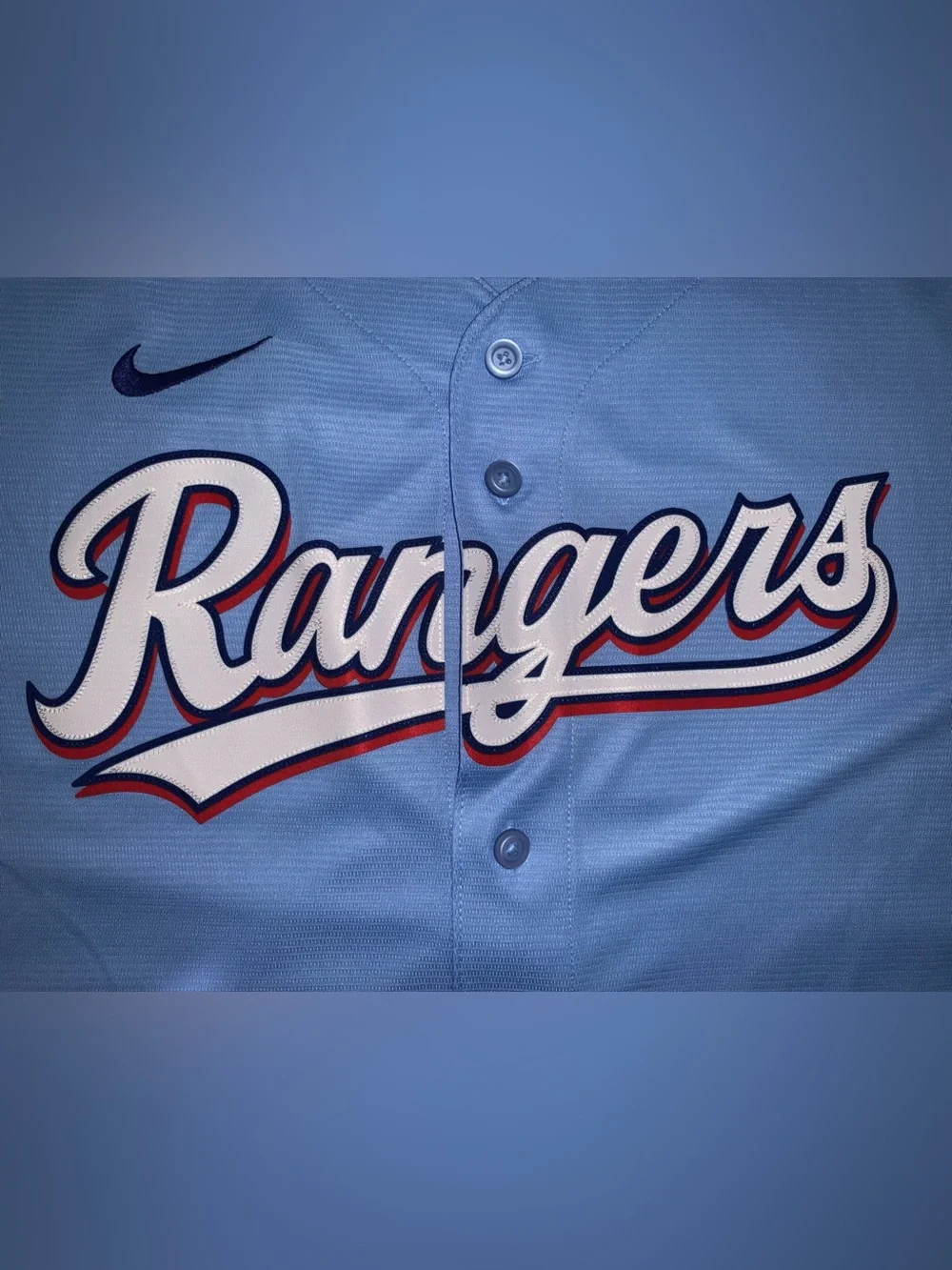 Nike Texas Rangers Adolis García Alternate  Jersey Powder Blue Size: 2X-Large